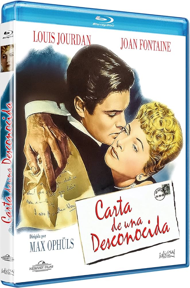 Caratula de la película Carta de un desconocida. 