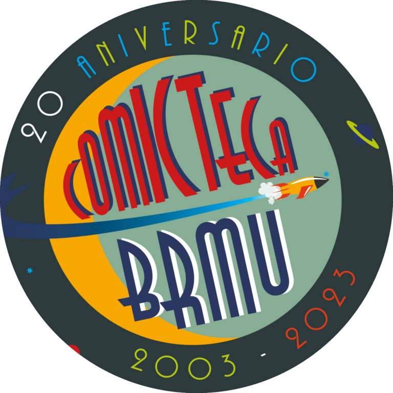 Logo 20 aniversario Comicteca BRMU